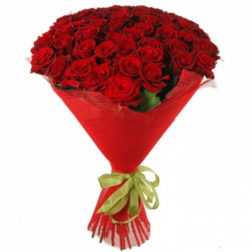Belek Florist 41 Red Roses Bouquet