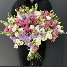 Belek Blumen Bestellen Mix Eustoma Bouquet1